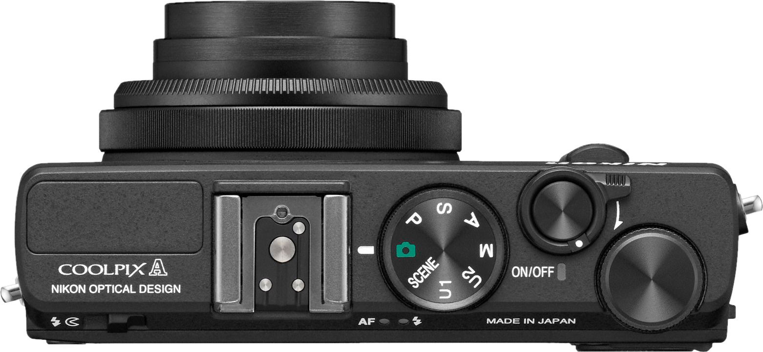 NIKON Coolpix A fekete digitális fényképezőgép
