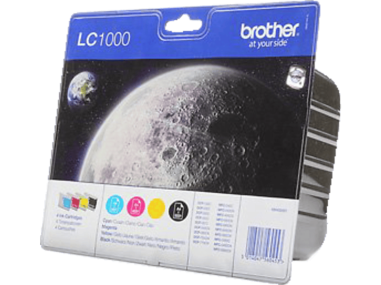 BROTHER LC-1000 Tintenpatrone mehrfarbig (LC-1000VALBPDR)