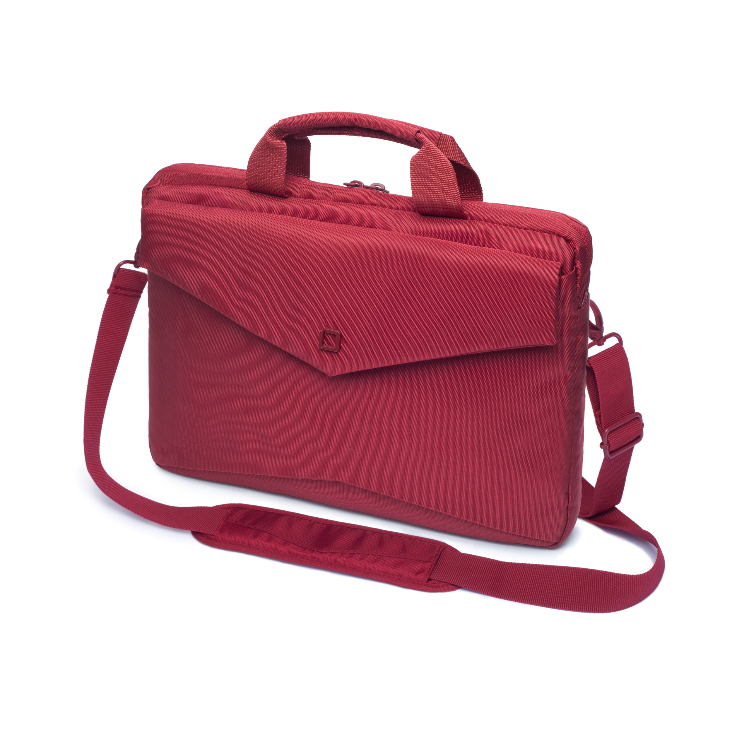 DICOTA D30607 Code Notebooktasche Umhängetasche für Universal Polyester, Rot
