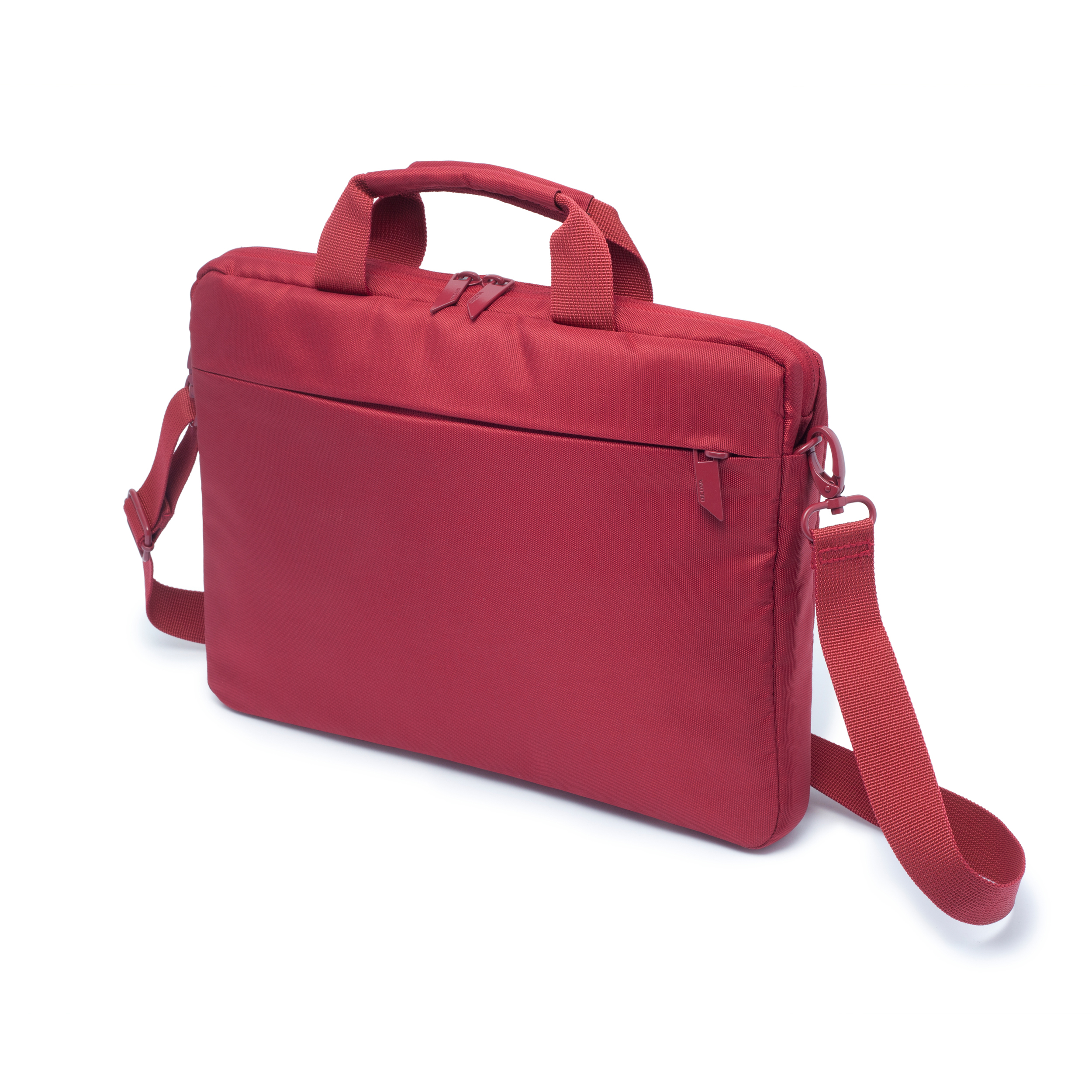 DICOTA D30607 Code Notebooktasche Umhängetasche für Universal Polyester, Rot