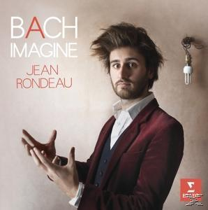 Albumcover von Bach Imagine. Ein Mann in einer roten Jacke schaut den Betrachter an.