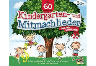 Die 60 Schönsten Kindergarten-Und Bewegungslieder Felix & Die Kita-kids ...