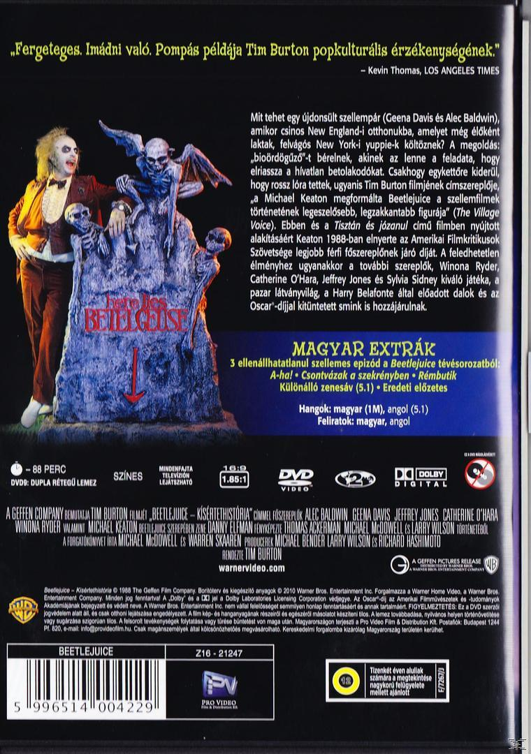 Beetlejuice - Kísértethistória (DVD)
