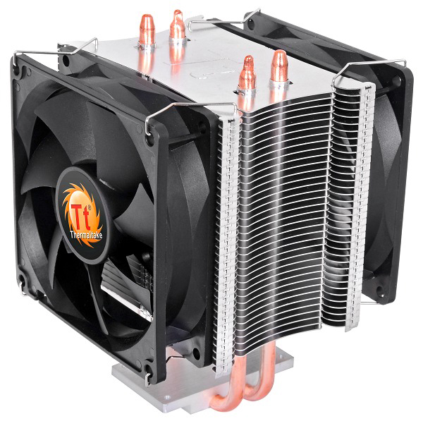 THERMALTAKE Contac 16 Prozessorkühler für Sockel CPU Kühler, Schwarz