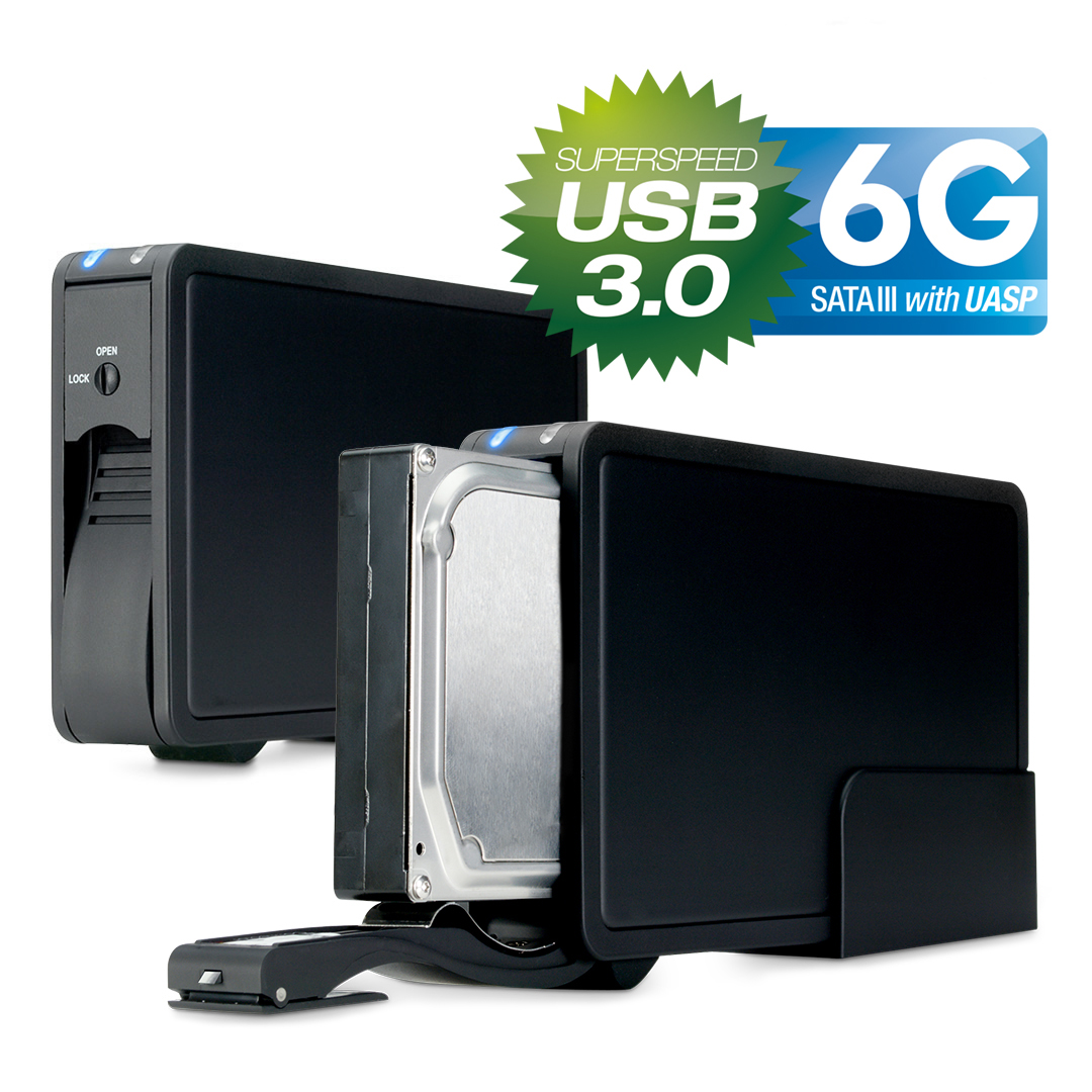 FANTEC 1697 ER-35U3-6G, Schwarz