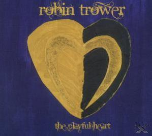 Robin Trower Albumcover, ein in Gold und Schwarz geteiltes Herz.