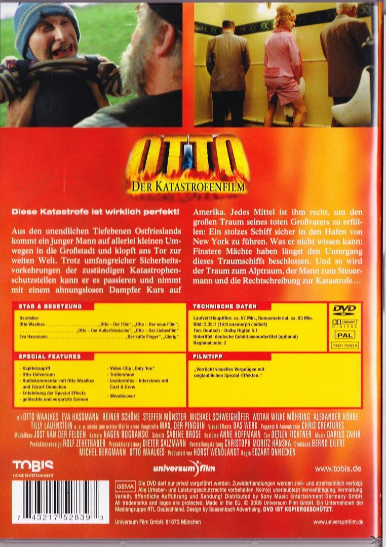 DVD-Hülle. Ein Mann im Mantel ist links. Text und Zeichen auf dem Cover. Der Hintergrund ist blau.