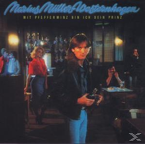 Albumcover: Markus Müller-Westernhagen, in einer Bar, Titel "Mit Pfefferminz bin ich dein Prinz".