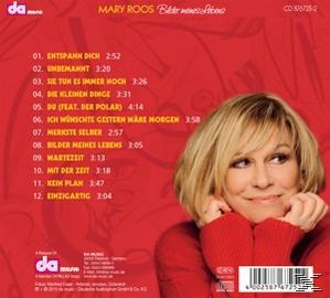Albumcover mit Frau in Rot, Liste deutscher Songtitel und rotem Hintergrund.