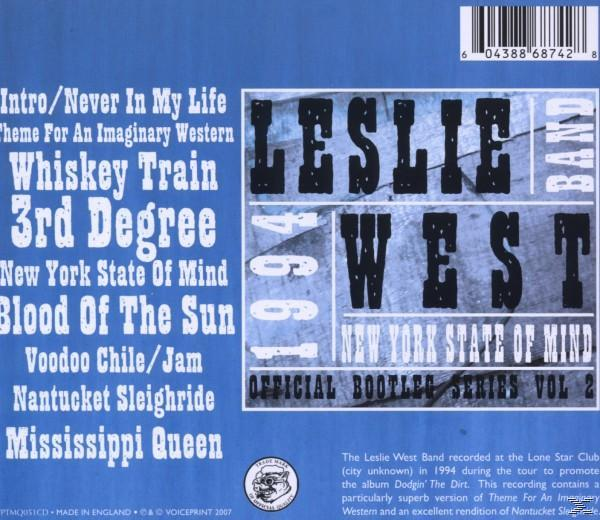 New - (CD) West York State Of Mind - The Leslie Band