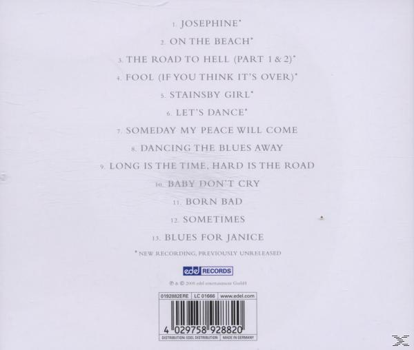CD-Rückseite mit Songtiteln, einem Barcode und dem Logo von edel RECORDS. Weißer Hintergrund.