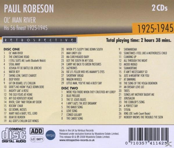 Robeson Paul - Ol' Man River  - (CD)