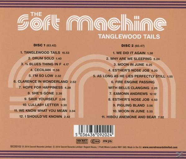Soft Machine - Tanglewood Tails - (CD)