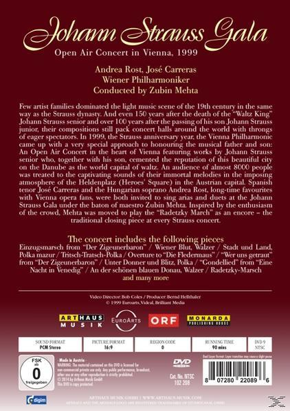 José Carreras;Andrea - Gala - Strauss (DVD) Johann Rost