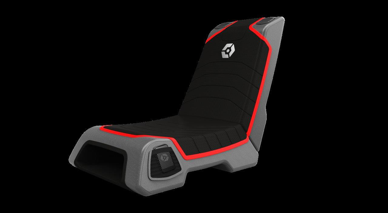 GIOTECK RC3-Gaming-Stuhl   , Schwarz-rot