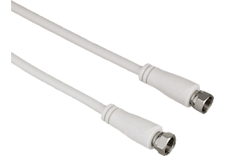 HAMA 122528 CABLE SAT 7.5M 90DB DS - Câbles de raccordement (Blanc)