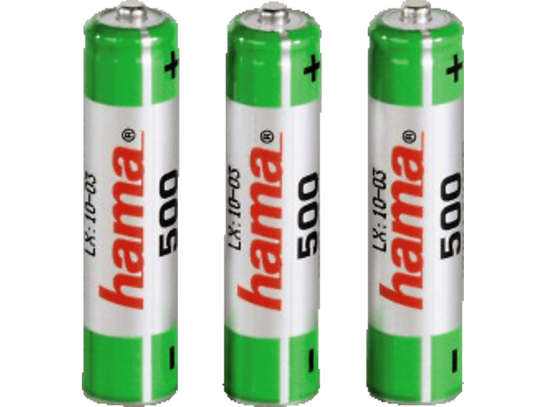 HAMA Oplaadbare batterijen 3 x NiMH (40786 )
