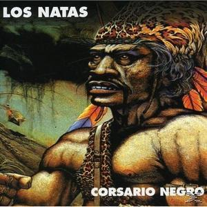 Albumcover mit einem Mann mit Schnurrbart. Der Titel lautet 'LOS NATAS' und 'CORARIO NEGRO'.