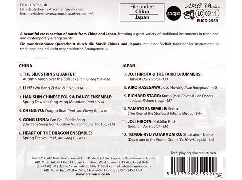 Thumbnail - VARIOUS - The Best Of China And Japan (CD)