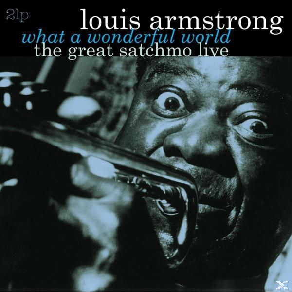Album borító Louis Armstronggal. A címe What a Wonderful World.