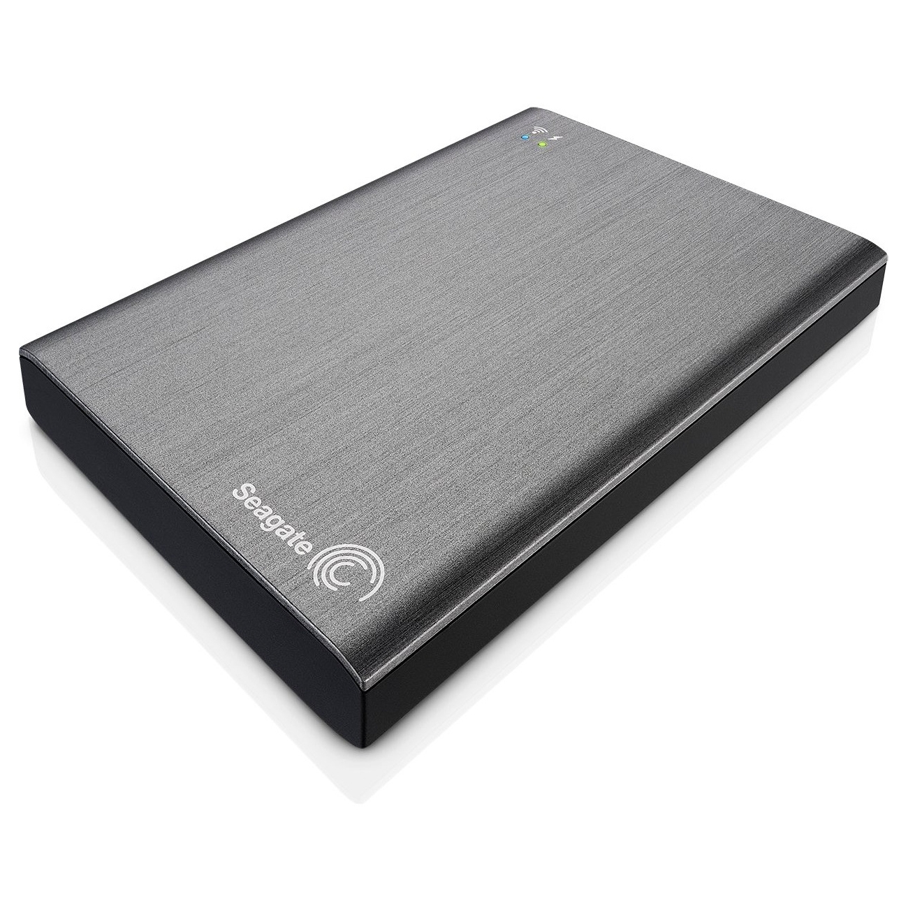 SEAGATE STCV2000200 Wireless Plus Festplatte, 2 TB HDD, 2,5 Zoll, extern, Grau