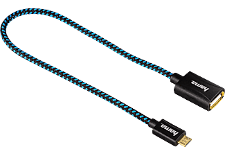 HAMA Micro-USB-2.0-OTG-Adapterkabel, Adapterkabel, 0,25000 mm