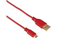 HAMA Cavo Micro-USB Flexi-Slim, 0.75 m, rosso - Cavo micro-usb, 0.75 m, 480 Mbit/s, Rosso
