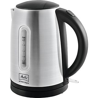 MELITTA Prime Aqua Wasserkocher (Edelstahl, Schwarz, 1.7 Liter, 2200 Watt)