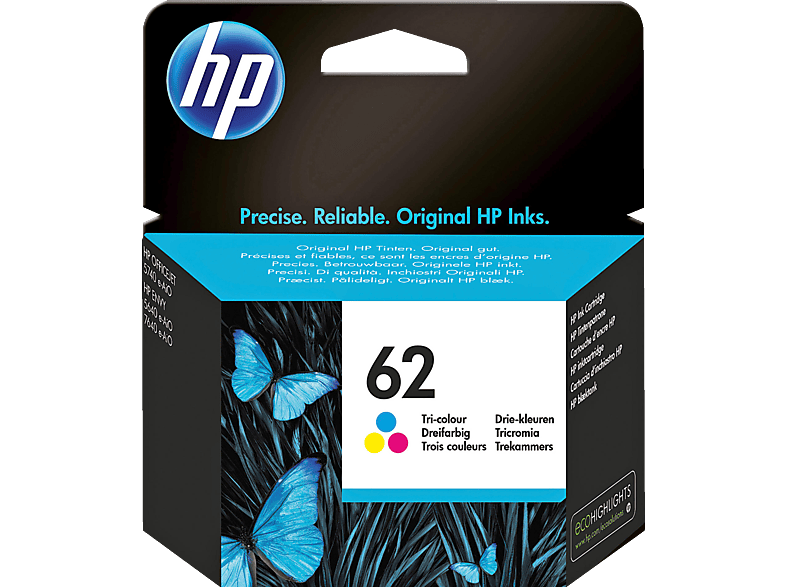 HP Cyan/Magenta/Gelb (C2P06AE) 62 Tintenpatrone