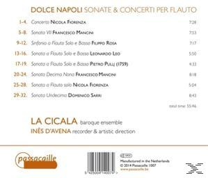 CD-Rückseite mit Songtiteln und Text. Weißer Hintergrund, Text in Schwarz und ein Logo.