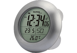 TECHNOLINE WT 3000 - Horloge radio murale (Aluminium)