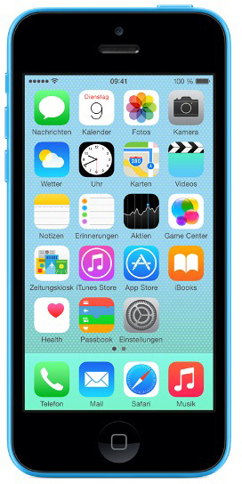 APPLE iPhone 5c 32 GB Blau
