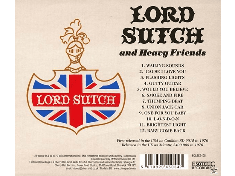 Lord Sutch And Heavy Friends - Lord Sutch And Heavy Friends - (CD)