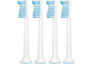 PHILIPS SONICARE S Sensitive HX6054/07 (4 Stück) - Aufsteckbürsten (Weiss)