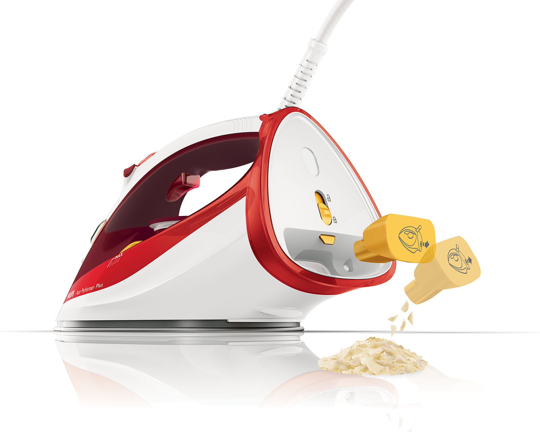 PHILIPS GC4511/40 Azur Performer Plus Dampfbügeleisen (2400 Watt, SteamGlide Plus)