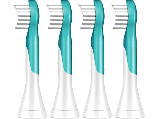 PHILIPS SONICARE HX6034/33 for Kids 4+ - Testina per spazzolino sonico (Blu/Bianco)