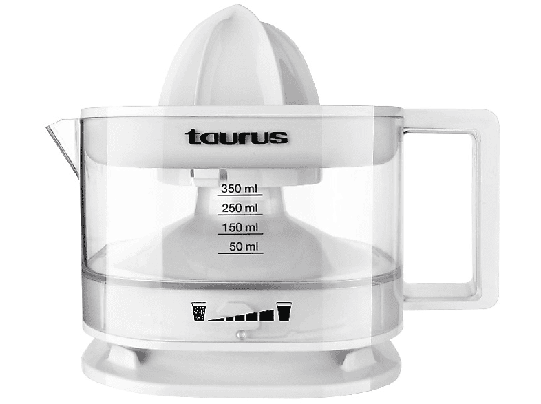 Exprimidor Taurus Tc350 25w 350ml ajustable capacidad 0.35l 350 zumos 924244000 800 0.35 litros color blanco 25 035l 035