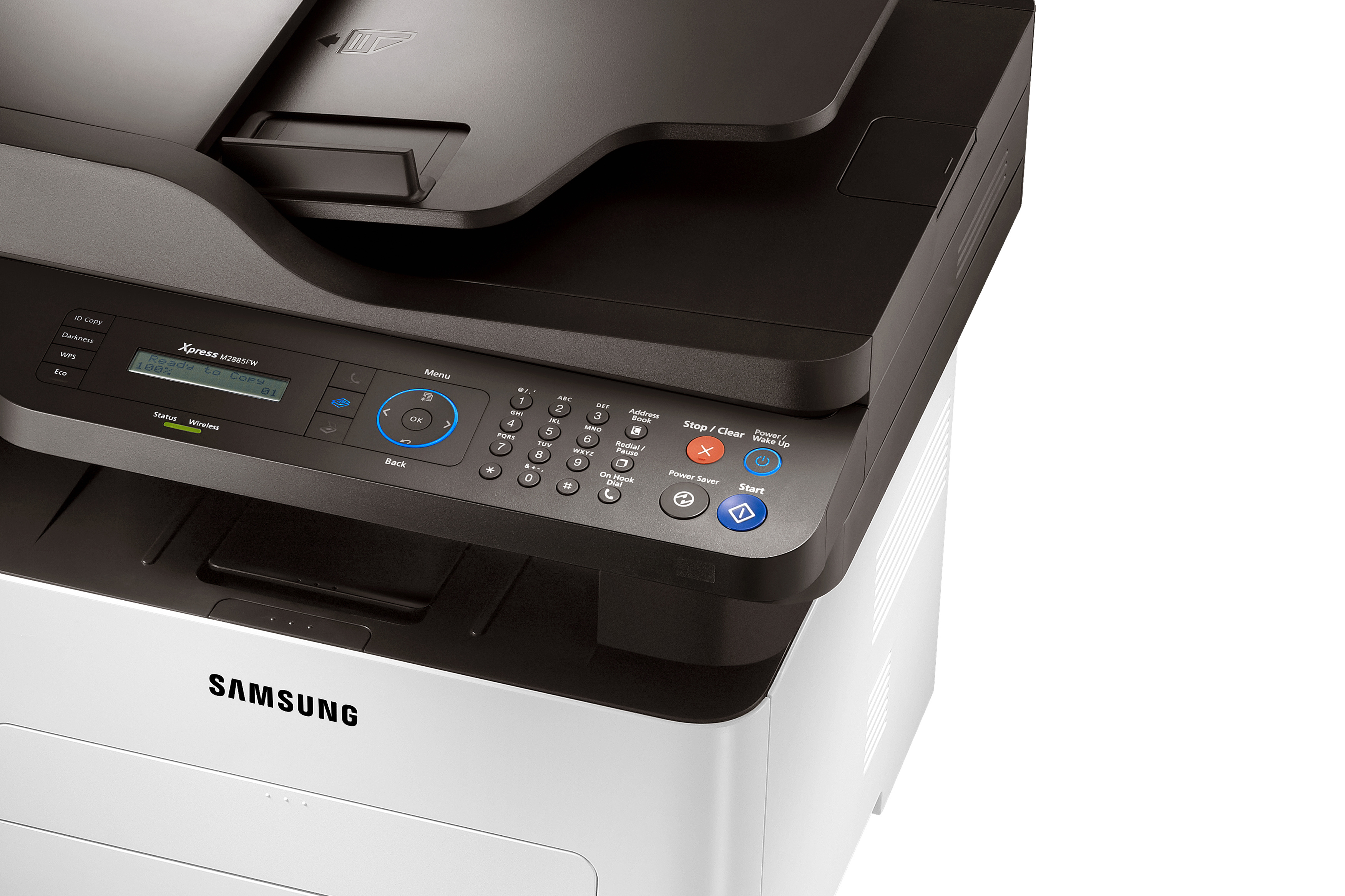 SAMSUNG Xpress M2885FW Elektrografie mit Halbleiterlaser 4-in-1 Monolaser-Multifunktionsdrucker WLAN Netzwerkfähig