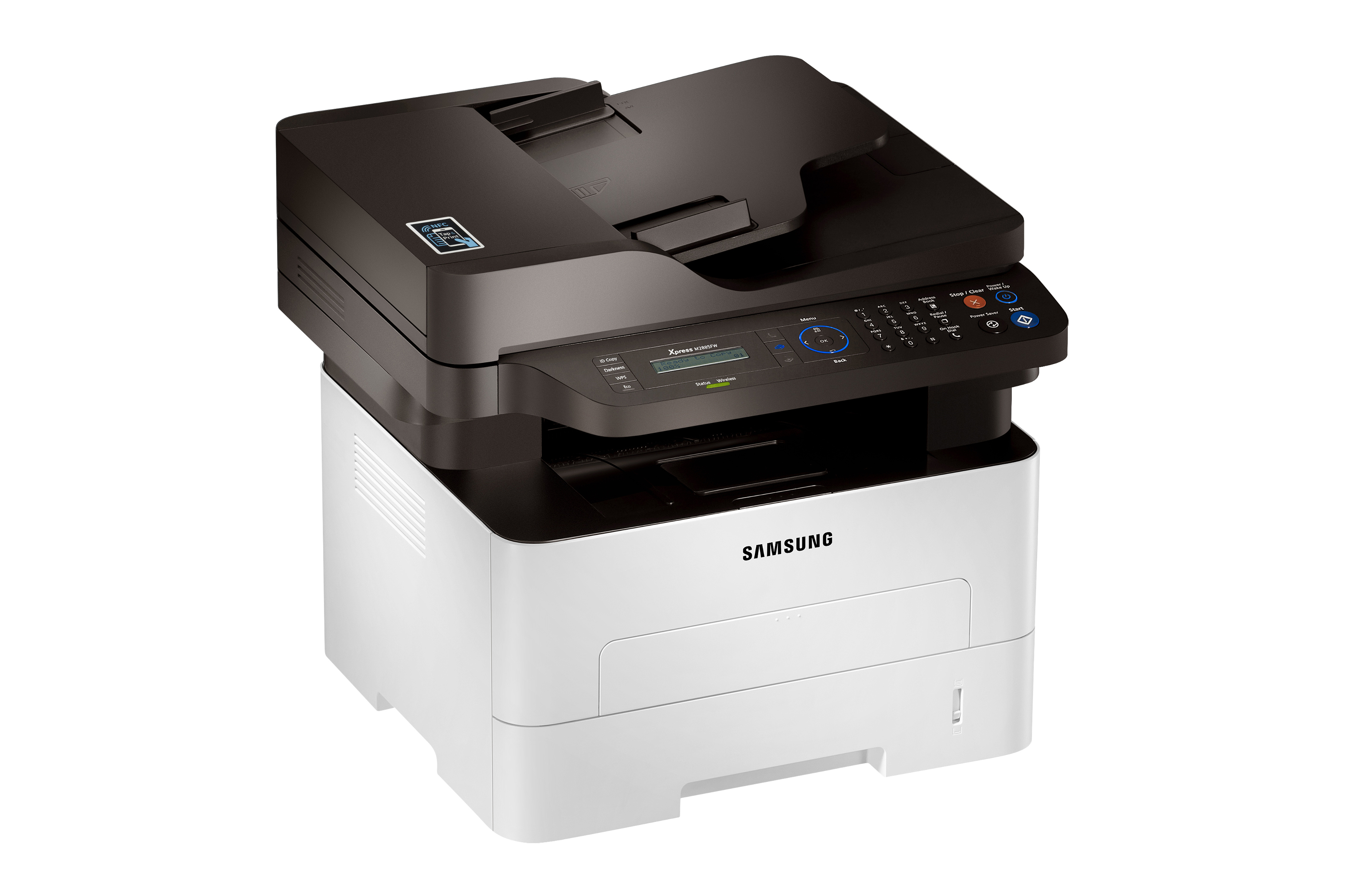 SAMSUNG Xpress M2885FW Elektrografie mit Halbleiterlaser 4-in-1 Monolaser-Multifunktionsdrucker WLAN Netzwerkfähig