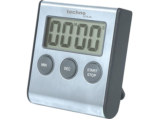 TECHNOLINE KT 200 ALU/BLACK - alarme de cuisine (Aluminium)