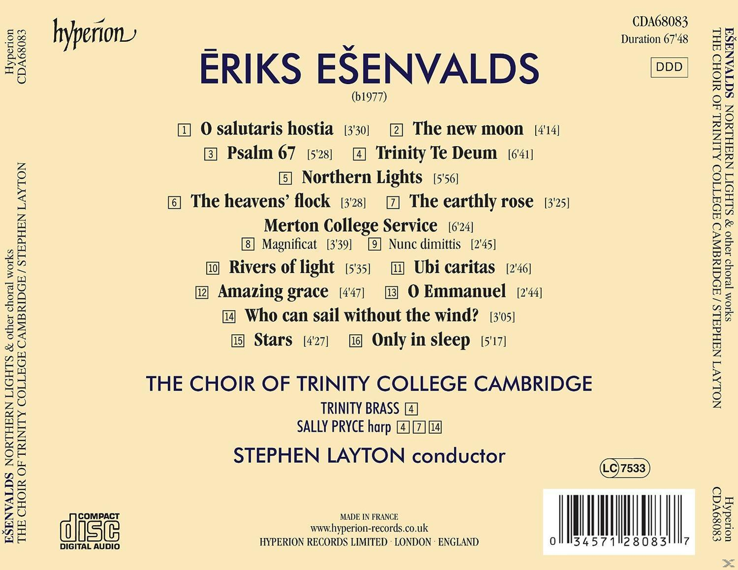 Cambridge Trinity College Choir - Chorwerke-Northern Lights/Rivers Of Light/+  - (CD)