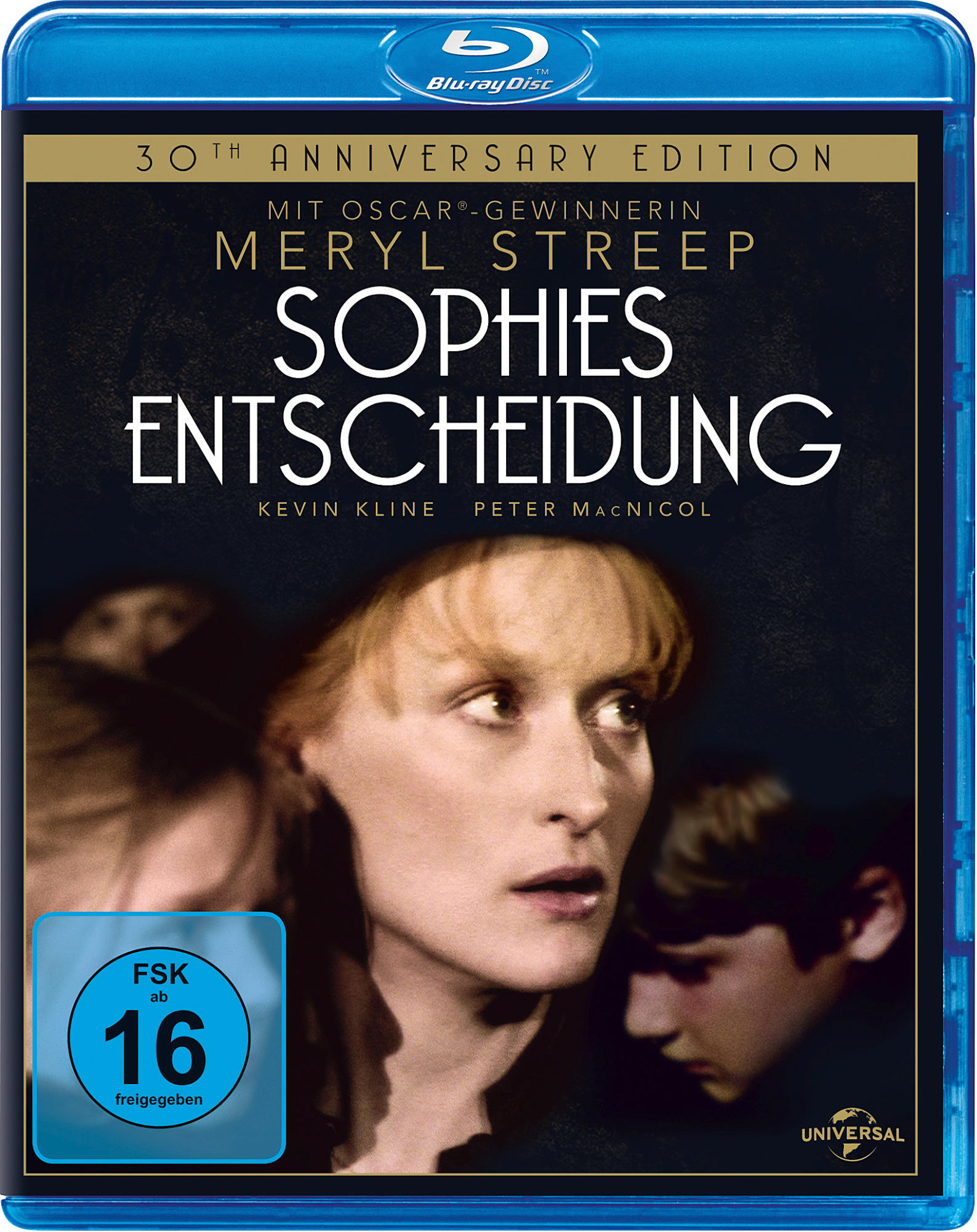 Blu-ray-Disc von 'Sophies Entscheidung'. Mit Meryl Streep, Kevin Kline und Peter MacNicol.