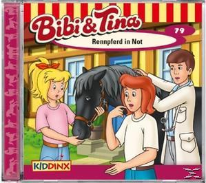 CD-Cover von Bibi & Tina mit Zeichentrickfiguren und einem Pferd.