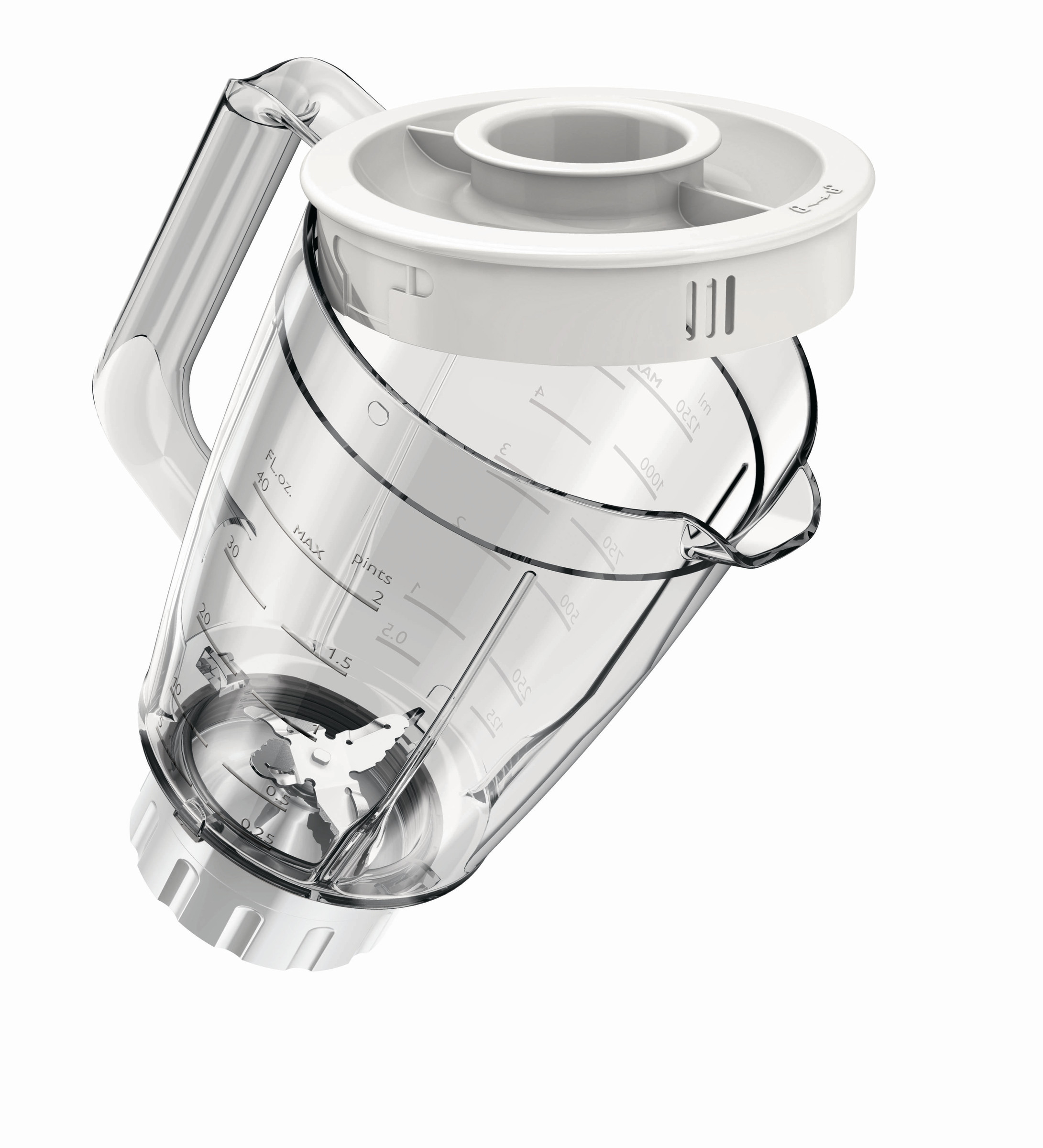 PHILIPS HR 2100/00 Daily Collection Standmixer Weiß/Beige (400 Watt, 1.25 l)