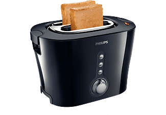 PHILIPS HD 2630/20 Viva Collection Toaster Toaster Schwarz/Silber (1 kW, Schlitze: 2)