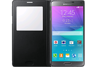 SAMSUNG Galaxy Note 4 S-View fekete tok