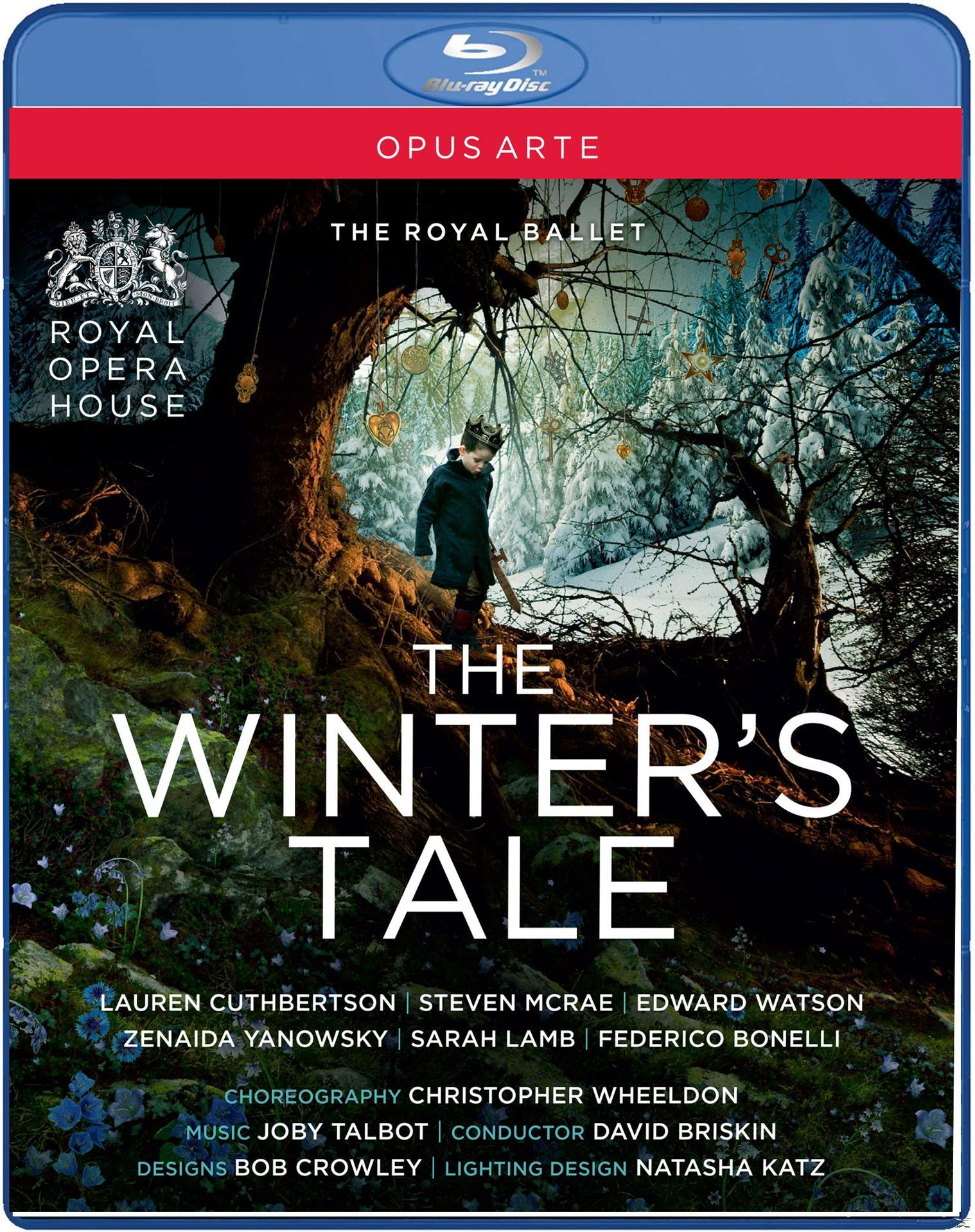 Blu-ray-Hülle für 'The Winter's Tale'. Cover zeigt eine Winterszene mit einem Jungen im Mantel.
