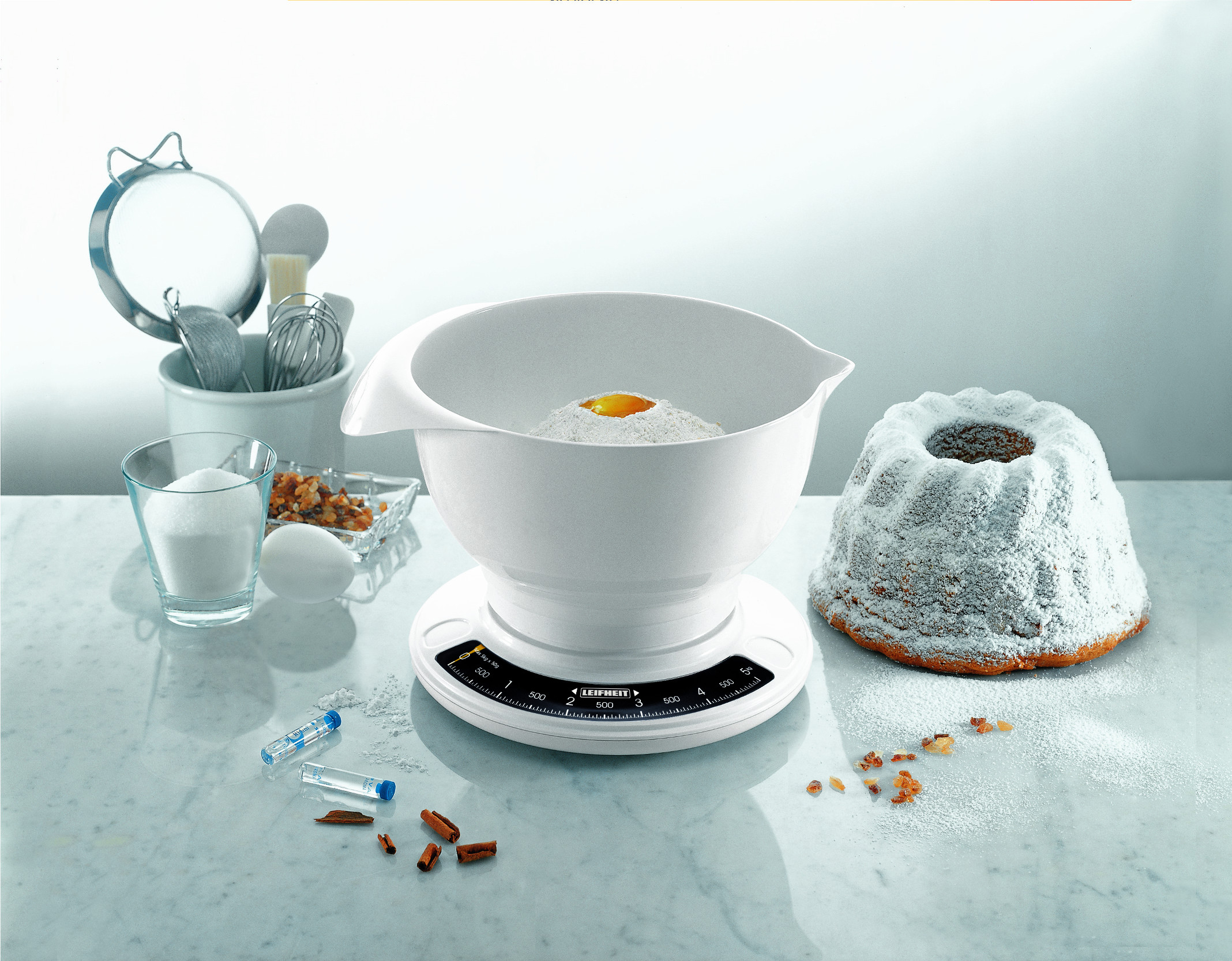 LEIFHEIT 3172 Küchenwaage, Max. Tragkraft: 5 kg, Standwaage