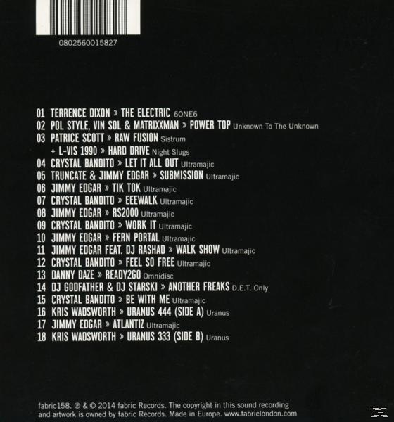 Edgar Jimmy - Fabric Live 79  - (CD)