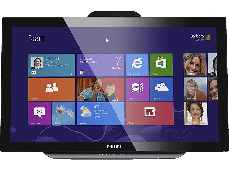 Monitor táctil | Philips Brilliance SmoothTouch Full HD con Webcam
